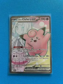 Lillie's Clefairy ex 173/159 S&V Journey Together Full Art Pokemon Card NM - Image 1