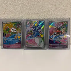 Pokemon 2026 First Partner Illustration Collection Series 1 Promos Set 43-45 #ML - Image 1