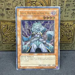 Yugioh Brron, Mad King of Dark World EEN-EN022 Ultimate Rare NM - Image 1