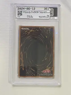 2010 YU-GI-Oh! JPN. WINGED DRAGON OF RA V JUMP PROMO-FEBRUARY (VJMP-JP046) PSA 9 - Image 2