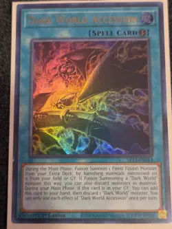 Dark World Accession - SR13-EN042 - Ultra Rare - 1st Edition x1 - Near Mint - Image 1