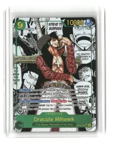 One Piece English OP14-119 Manga Alternate Art Dracule Mihawk - Image 1