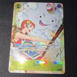 ONE PIECE Zeus (Alternate Art) OP11-106 Rare Foil A Fist of Divine Speed 2000 - Image 1