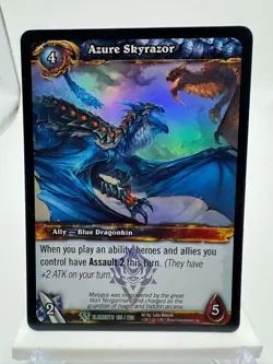 World of Warcraft TCG Foil Promo War of Elements Azure Skyrazor - Image 1