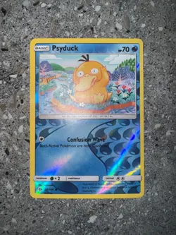 Pokemon TCG Cards Psyduck 28/149 Sun & Moon Base Reverse Holo NM - Image 3