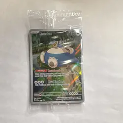 Pokemon TCG Snorlax 051 Scarlet & Violet Promo Holo Card 150 HP Thudding Press - Image 1