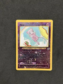 Pokemon TCG Vintage Southern Islands Mew Reverse Holo 1/18 Rare WotC Promo Swirl - Image 2
