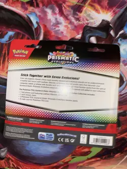 Pokemon TCG Prismatic Evolutions Tech Sticker Collection - Leafeon - New Sealed! - Image 2
