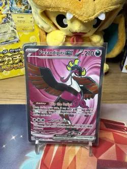 Pokemon TCG Fezandipiti EX Full Art Ultra Rare Holo Card 084/064 Shrouded Fable - Image 1