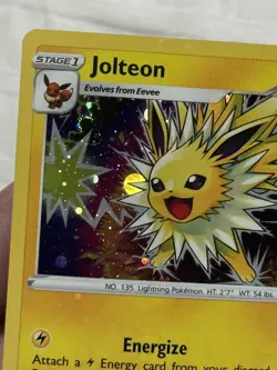 ✨Jolteon SWSH094 Black Star Promo Holo Rare bleed 🩸 2021 Pokemon Card NM-Mint✨ - Image 4