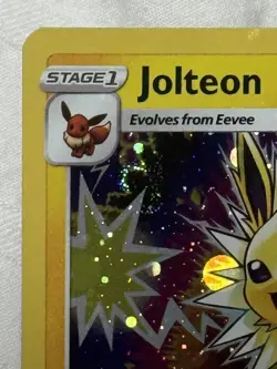 ✨Jolteon SWSH094 Black Star Promo Holo Rare bleed 🩸 2021 Pokemon Card NM-Mint✨ - Image 5