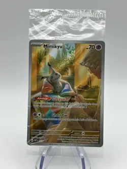Mimikyu SVP 075 Sealed Promo Pokemon Card Paldean Fates Black Star Promo (A2) - Image 1