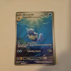 Pokemon TCG Wartortle Scarlet & Violet 151 Illustration Rare Holo 171/165 100 HP - Image 1