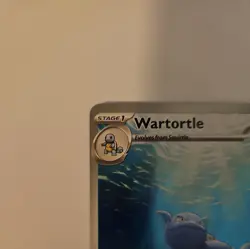 Pokemon TCG Wartortle Scarlet & Violet 151 Illustration Rare Holo 171/165 100 HP - Image 2