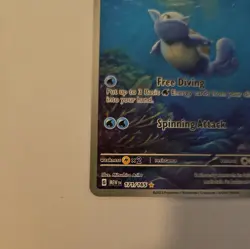 Pokemon TCG Wartortle Scarlet & Violet 151 Illustration Rare Holo 171/165 100 HP - Image 4
