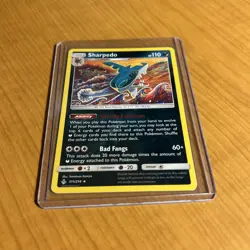 Pokemon TCG SM Unbroken Bonds Sharpedo Reverse Holo Rare Card 111/214 - Image 4