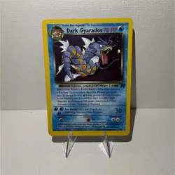 Pokemon Dark Gyarados Team Rocket Holo Rare Unlimited 8/82 English 2000 WOTC LP - Image 1