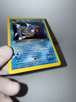 Pokemon Dark Gyarados Team Rocket Holo Rare Unlimited 8/82 English 2000 WOTC LP - Image 3