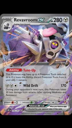 Revaroom EX - 156/197 - Obsidian Flames - Double Rare | Pokemon TCG Mint NM - Image 1