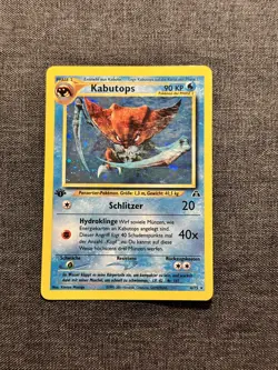 Kabutops - 6/75 - Holo 1st Edition - Good - Image 1