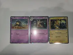 Pokemon cards 151 Cosmos Holo Set. Abra 63, Alakazam 64, Electabuzz 125 - Image 1