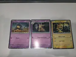 Pokemon cards 151 Cosmos Holo Set. Abra 63, Alakazam 64, Electabuzz 125 - Image 2