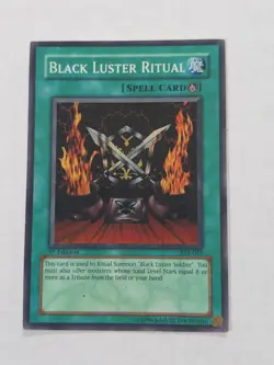 Yugioh! Black Luster Ritual SYE-025 Super Rare 1st Ed - Image 1