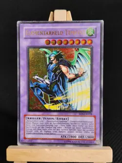 Yu-Gi-Oh! Elementarheld Tempest EEN-DE034 Ultimate Rare Vintage GD German - Image 1