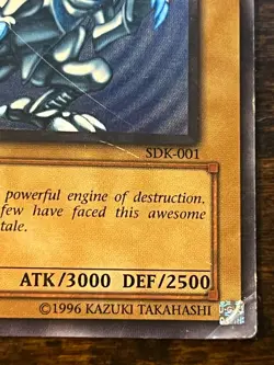 Yugioh Blue-Eyes White Dragon SDK-001 Ultra Rare HP - Image 5