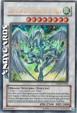 DRAGO POLVERE DI STELLE (Stardust Dragon) Ultra R Excellent TDGS IT040 Yugioh! - Image 1