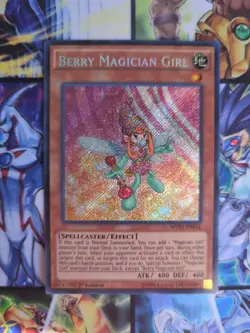Yu-Gi-Oh Berry Magician Girl MVP1 - ENS14 Secret Rare 1st Edition NM - Image 1