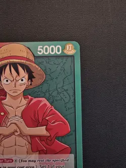 One Piece Monkey D Luffy OP01-003 PRE ERRATA Leader Romance Dawn pre-errata - Image 2