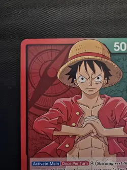 One Piece Monkey D Luffy OP01-003 PRE ERRATA Leader Romance Dawn pre-errata - Image 3