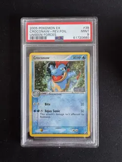 Pokemon TCG Croconaw EX Unseen Forces Regular Uncommon Card 38/115 - Image 1