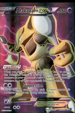 Pokemon Cards Alakazam EX 117/124 Fates Collide Rare Ultra NM - Image 1