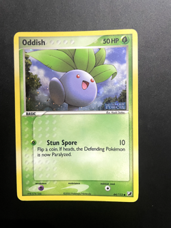 Pokemon Cards: EX Unseen Forces Reverse Holo: Oddish 64/115 LP - Image 1