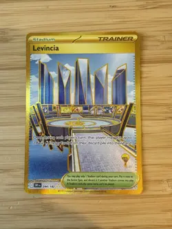 Pokemon Card TCG - Levincia 244/182 - Destined Rivals - Hyper Rare - NM ⭐ - Image 1