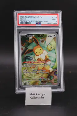 Pokemon Eevee 173 Sv: Scarlet & Violet Promo Cards Holo PSA 9 - Image 1