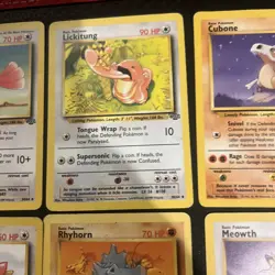 Pokemon TCG Vintage WOTC Jungle 8 x Card Bundle. No Duplicates - Image 4