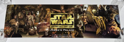 Star Wars Decipher Customizable Card Game Jabba's Palace Poster CCG 35"x10.5" - Image 1
