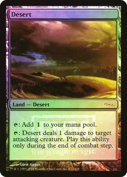 MTG FOIL Desert(FNM) - Promo #008 - Image 1