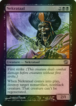 MTG Nekrataal Foil ** Eighth Edition ** English - Image 1