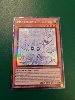 Mulcharmy Fuwalos Prismatic Collector's Card RA04-EN050 Near Mint Condition - Image 1