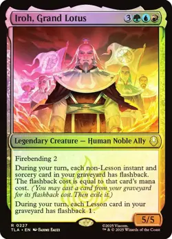 MTG FOIL Iroh, Grand Lotus - Avatar: The Last Airbender #227 - Image 1