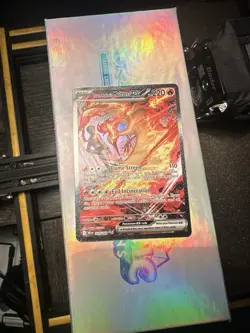 Team Rockets Moltres EX Destined Rivals 229/182 Secret Art Rare Card - Image 3