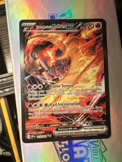 Team Rockets Moltres EX Destined Rivals 229/182 Secret Art Rare Card - Image 4