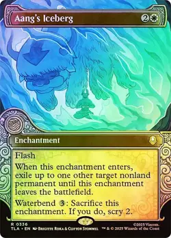 MTG FOIL Aang's Iceberg Showcase - Avatar: The Last Airbender #336 - Image 1