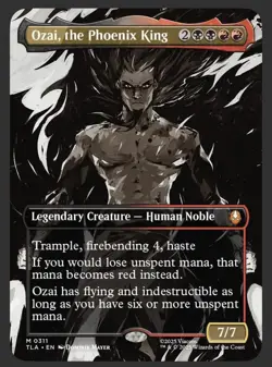 Ozai, the Phoenix King (0311) (Borderless) A:TLA Regular Magic the Gathering - Image 1