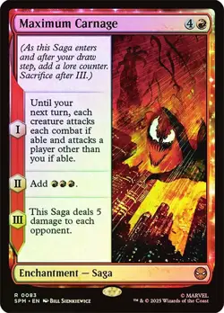 MTG FOIL Maximum Carnage - Marvel's Spider-Man #083 - Image 1
