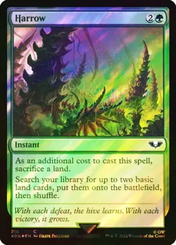 MTG SURGE FOIL Harrow - Warhammer 40,000 Commander #216 - Image 1